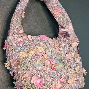 Made in India Gray Floral Bag